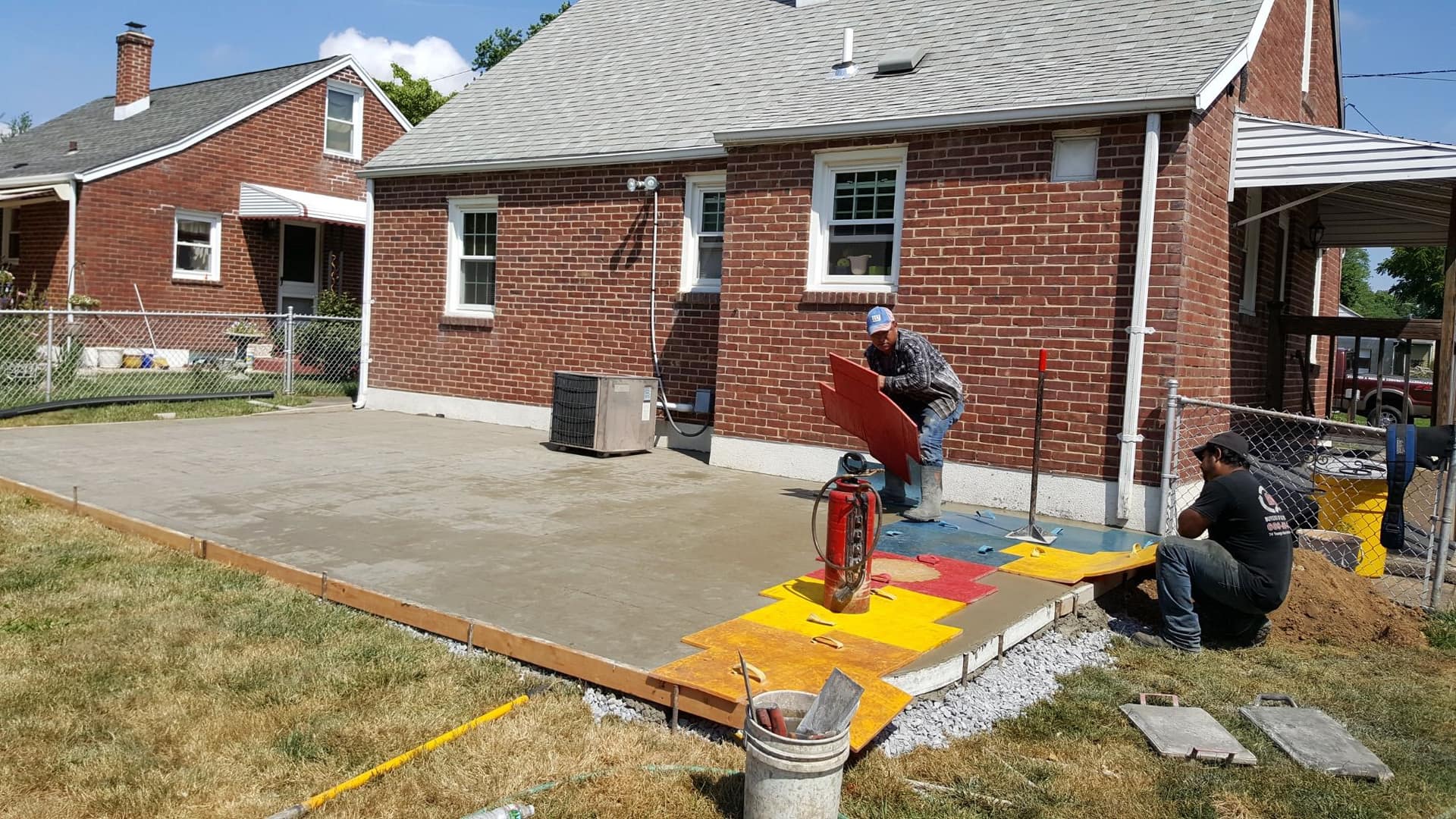 Concrete Patios — Backyard patios built for Central Jersey summers — level, sealed and low-maintenance.