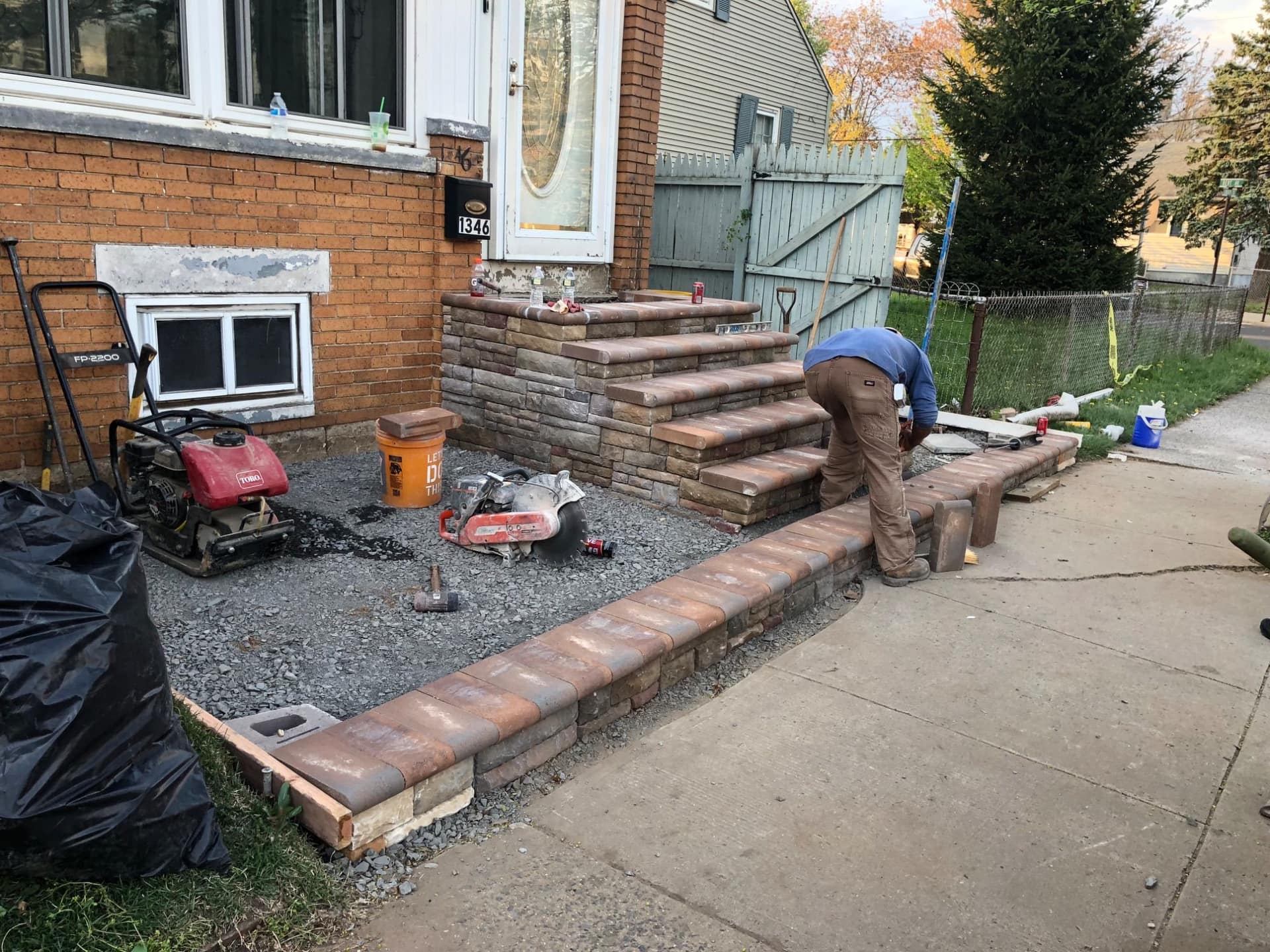 Concrete Steps — Safe, code-compliant entry steps and stoops for homes across Burlington County.